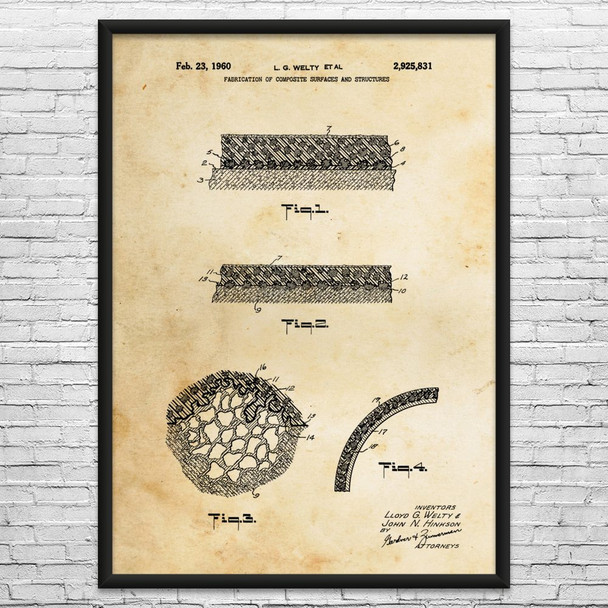 Asphalt Patent Wall Art