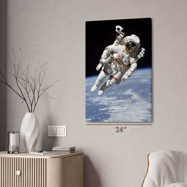 Floating Astronaut Space Wall Art