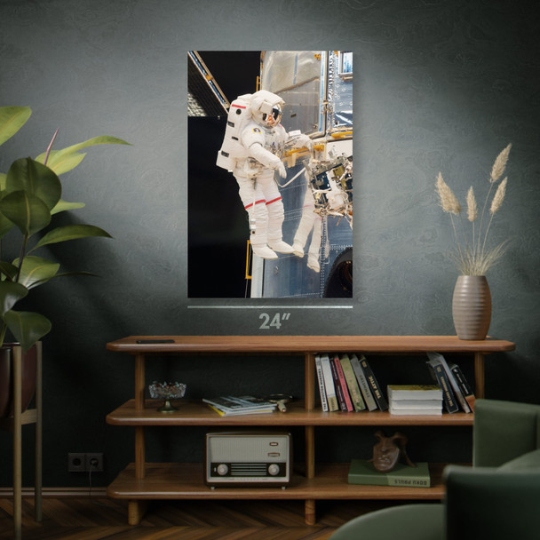 Hubble Astronaut Space Wall Art