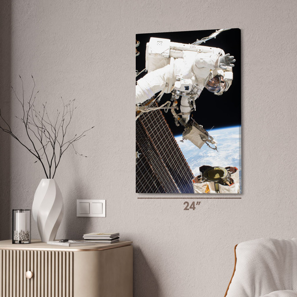 Canadarm2 Astronaut Space Wall Art
