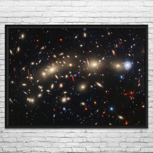Hubble JWST Combined Deepfield Space Wall Art