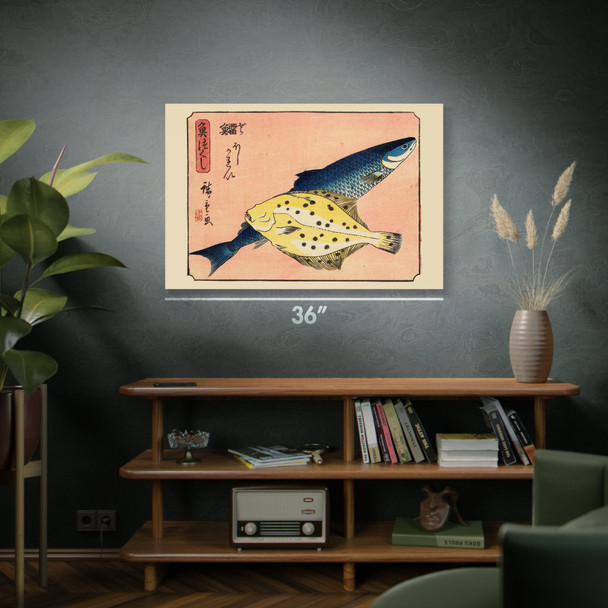 Cod & Halibut Ukiyo-e Wall Art Cod & Halibut Ukiyo-e Wall Art