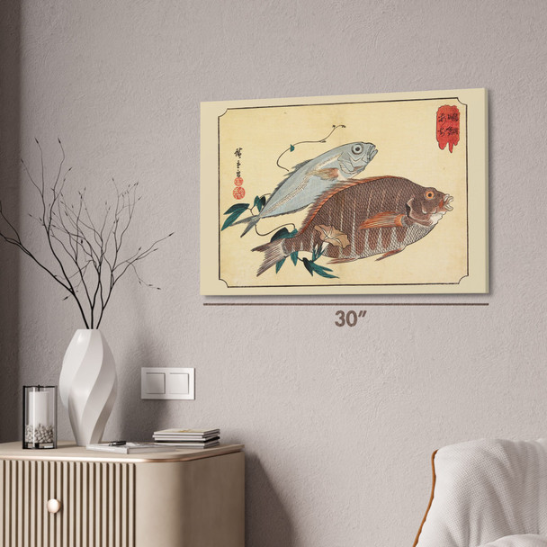 Snapper & Mackerel Ukiyo-e Wall Art