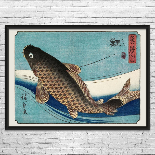 Carp Ukiyo-e Wall Art