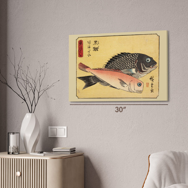 Gilthead & Tilefish Ukiyo-e Wall Art Gilthead & Tilefish Ukiyo-e Wall Art