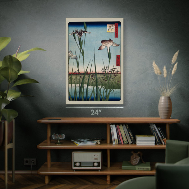Horikiri Iris Garden Ukiyo-e Wall Art Horikiri Iris Garden Ukiyo-e Wall Art