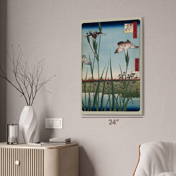 Horikiri Iris Garden Ukiyo-e Wall Art