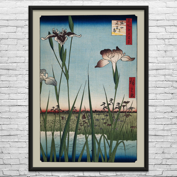 Horikiri Iris Garden Ukiyo-e Wall Art