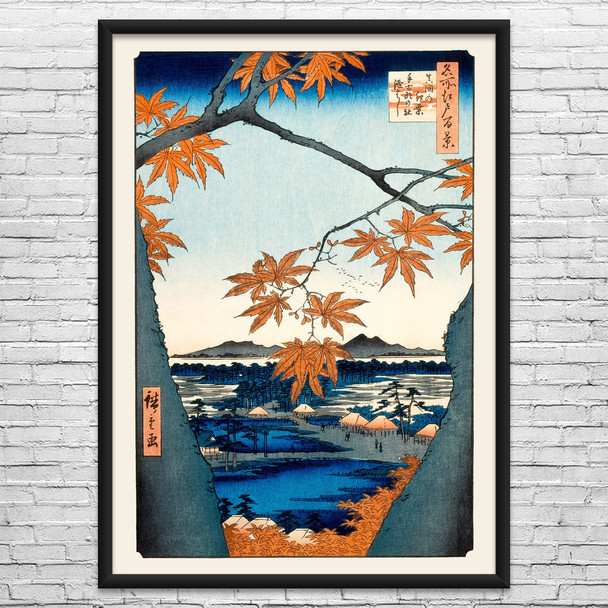 Maple Trees Ukiyo-e Wall Art Maple Trees Ukiyo-e Wall Art