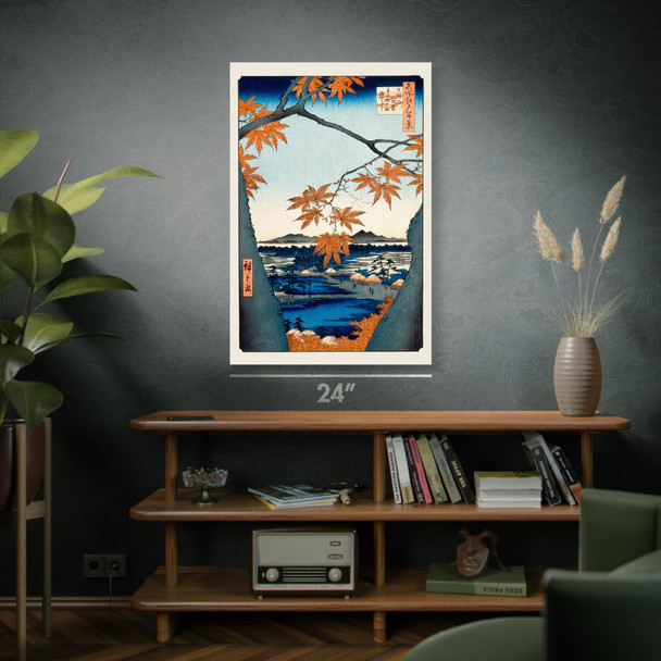 Maple Trees Ukiyo-e Wall Art