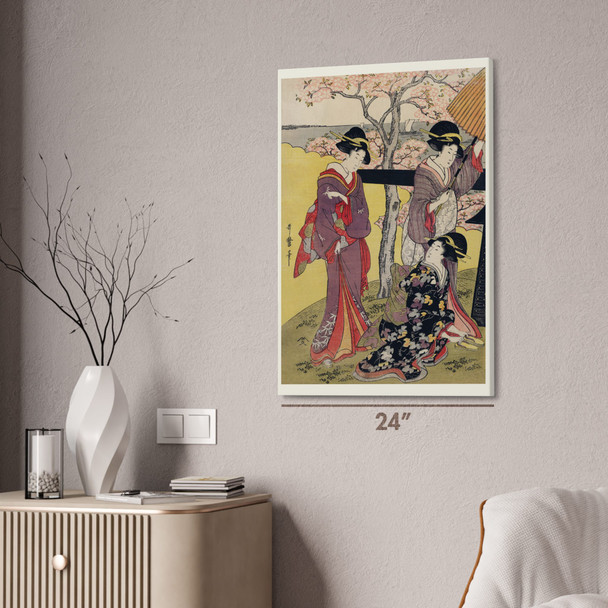 Gotenyama no Hanami Hidari Ukiyo-e Wall Art