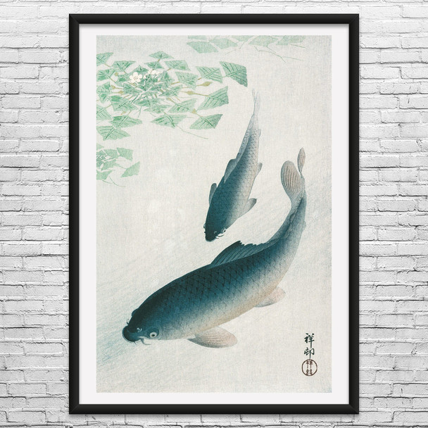 Carp or Koi Ukiyo-e Wall Art