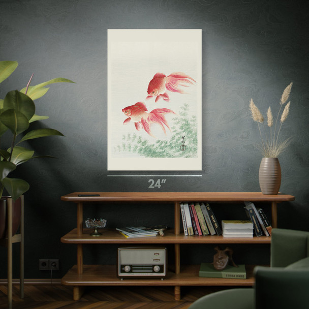 Two Goldfish Ukiyo-e Wall Art Two Goldfish Ukiyo-e Wall Art
