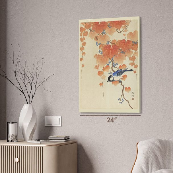 Great Tit Ukiyo-e Wall Art Great Tit Ukiyo-e Wall Art