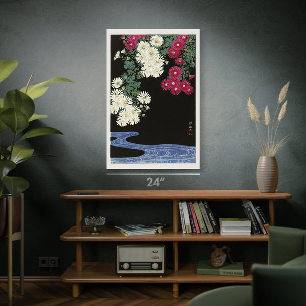 Chrysanthemums Ukiyo-e Wall Art Chrysanthemums Ukiyo-e Wall Art