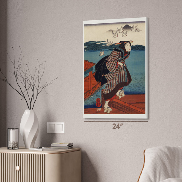 Sanbashi no Onna Ukiyo-e Wall Art Sanbashi no Onna Ukiyo-e Wall Art