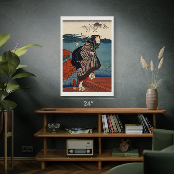Sanbashi no Onna Ukiyo-e Wall Art Sanbashi no Onna Ukiyo-e Wall Art