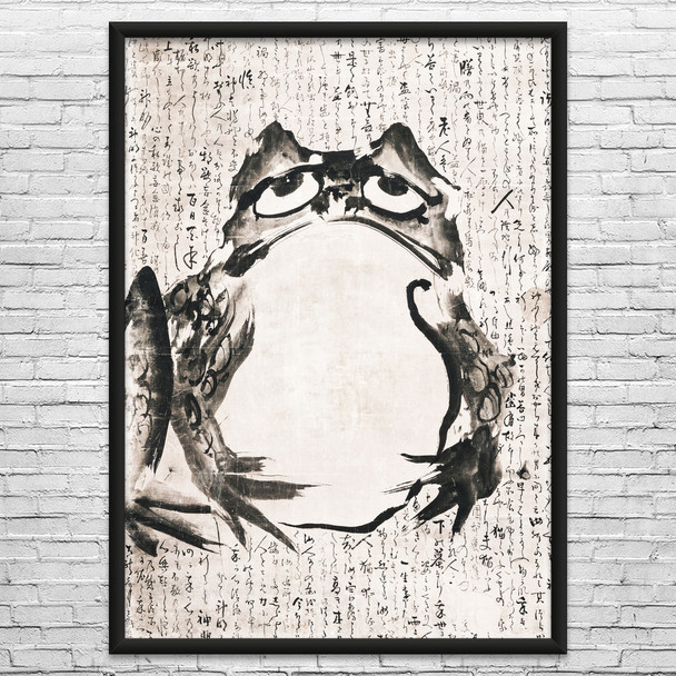 Getsuju Frog Ukiyo-e Wall Art