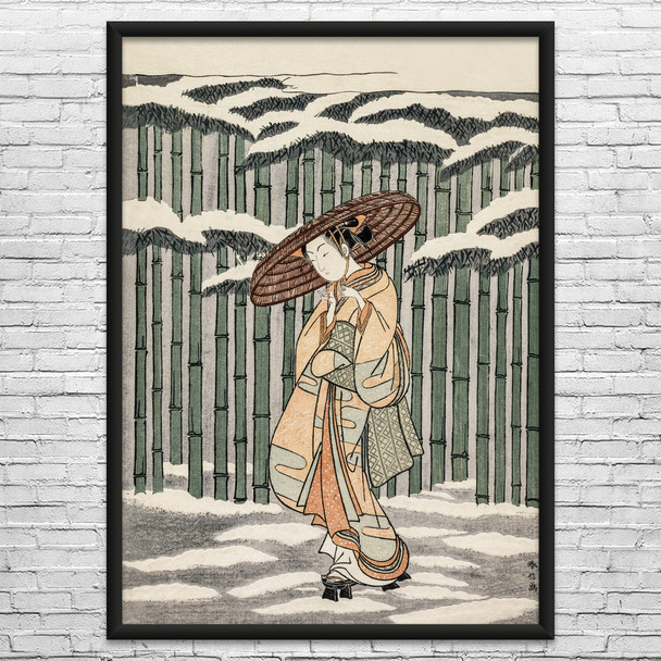 Passing the Bamboo Grove Ukiyo-e Wall Art