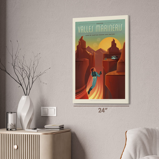 Mars Valles Marineris Space Tourism Wall Art