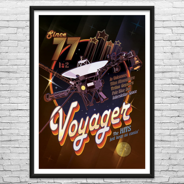 Voyager Probe Space Tourism Wall Art