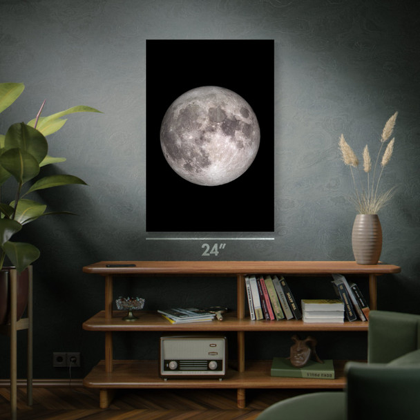 Full Moon Space Wall Art