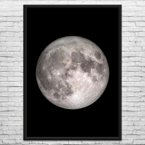 Full Moon Space Wall Art
