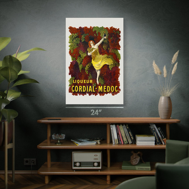 Cordial Wine Vintage Ad Wall Art