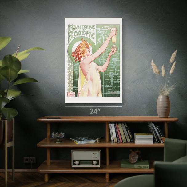 Absinthe Vintage Ad Wall Art