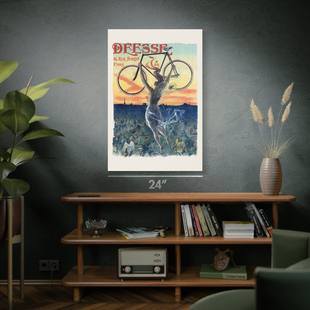Deesse Bicycle Vintage Ad Wall Art
