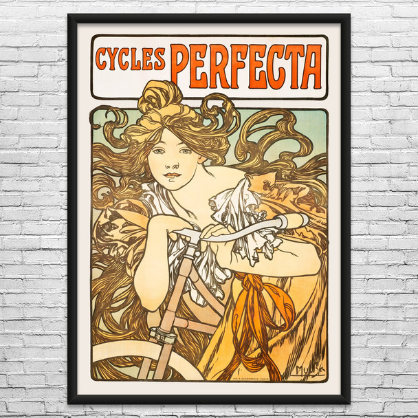 Perfecta Bicycle Vintage Ad Wall Art