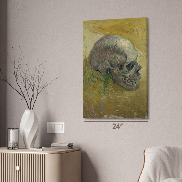 Van Gogh Skull Art Print
