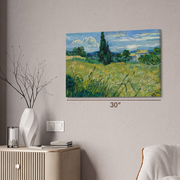 Van Gogh Green Wheat Field Art Print