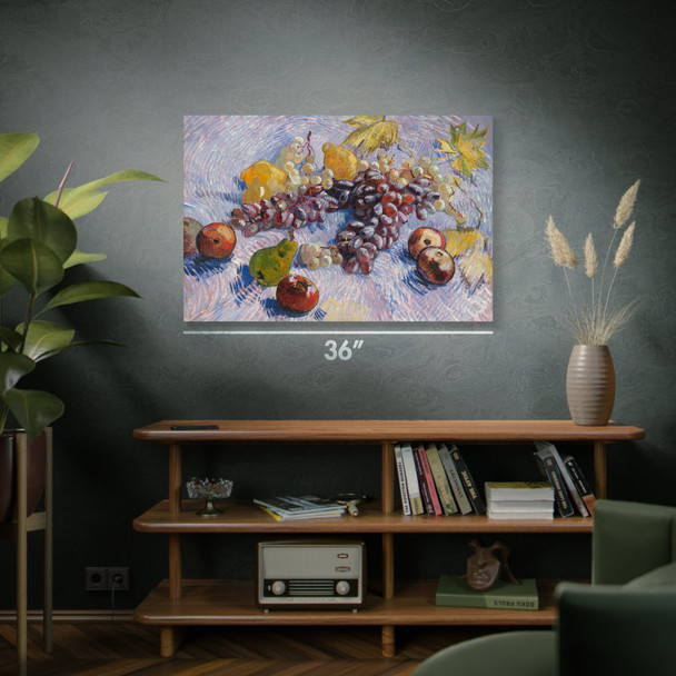Van Gogh Grapes Lemons Pears & Apples Art Print