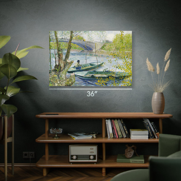 Van Gogh Fishing in Spring Art Print