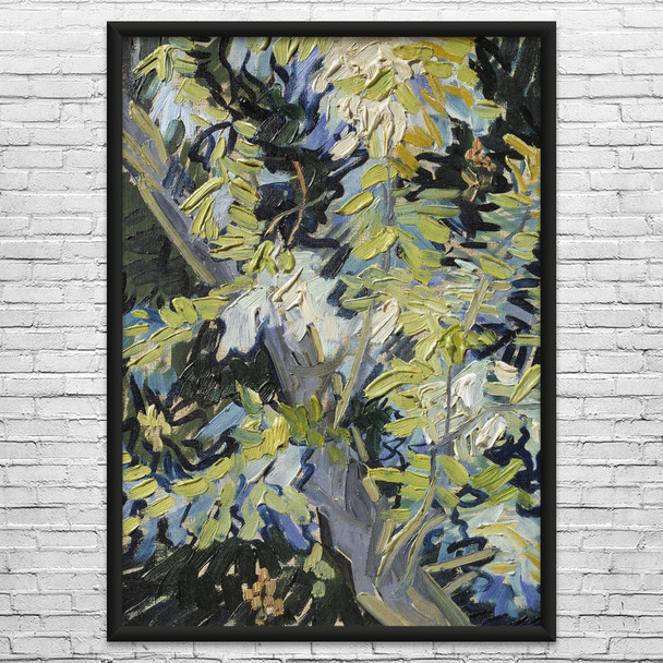 Van Gogh Blossoming Acacia Branches Art Print
