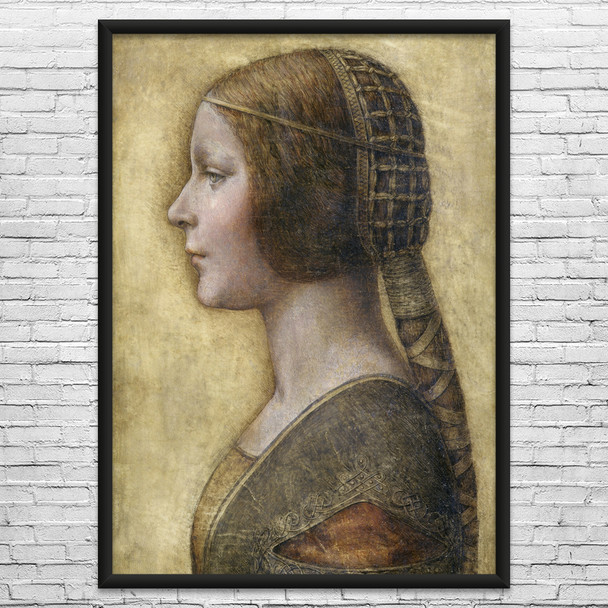 Leonardo da Vinci Young Fiancee Art Print