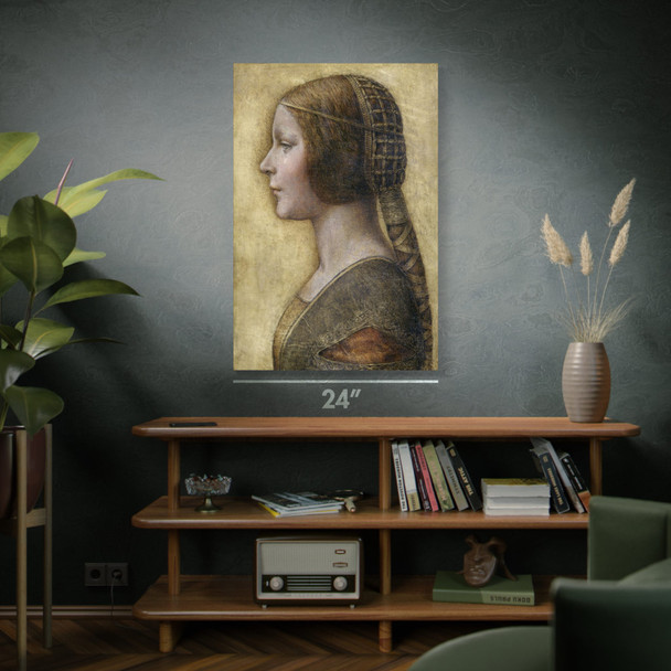 Leonardo da Vinci Young Fiancee Art Print