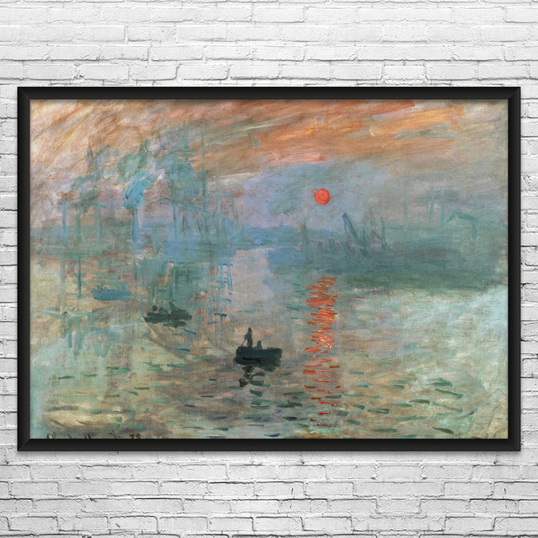 Monet Sunrise Impression Art Print