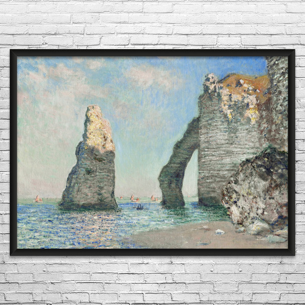 Monet The Cliffs at Etretat Art Print