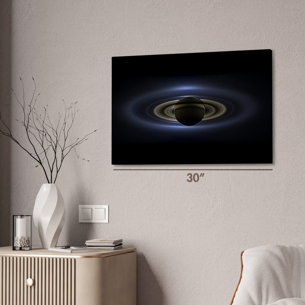 Saturns Shadow Space Wall Art