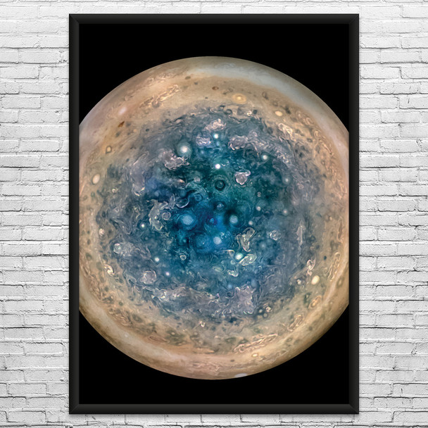 Jupiter South Pole Space Wall Art