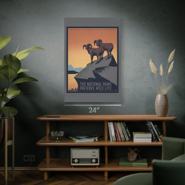 National Parks Wild Life WPA Poster Art