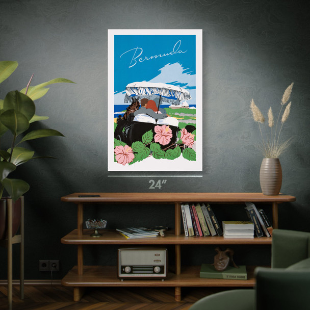 Bermuda Vintage Travel Art