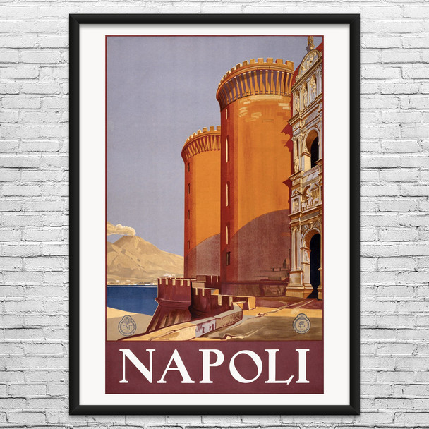 Napoli Vintage Travel Art