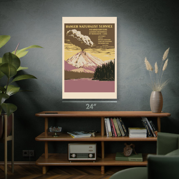 Ranger Naturalist Service WPA Poster Art