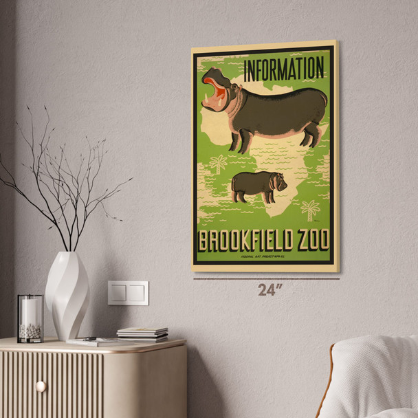 Brookfield Zoo WPA Poster Art