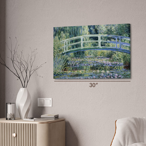 Monet Water Lilies & Japanese Bridge Art Print