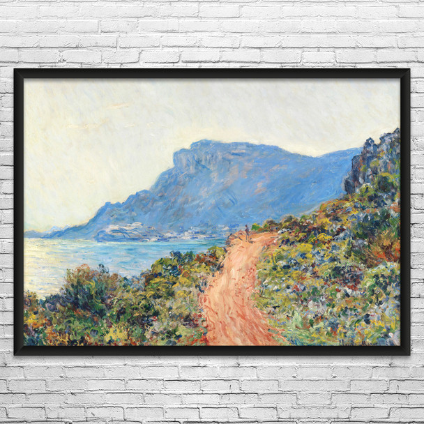 Monet Corniche Near Monaco Art Print