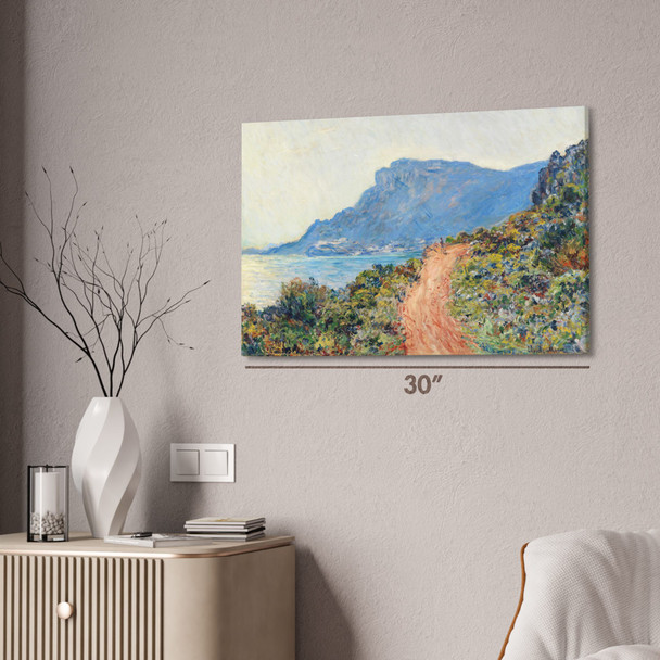 Monet Corniche Near Monaco Art Print